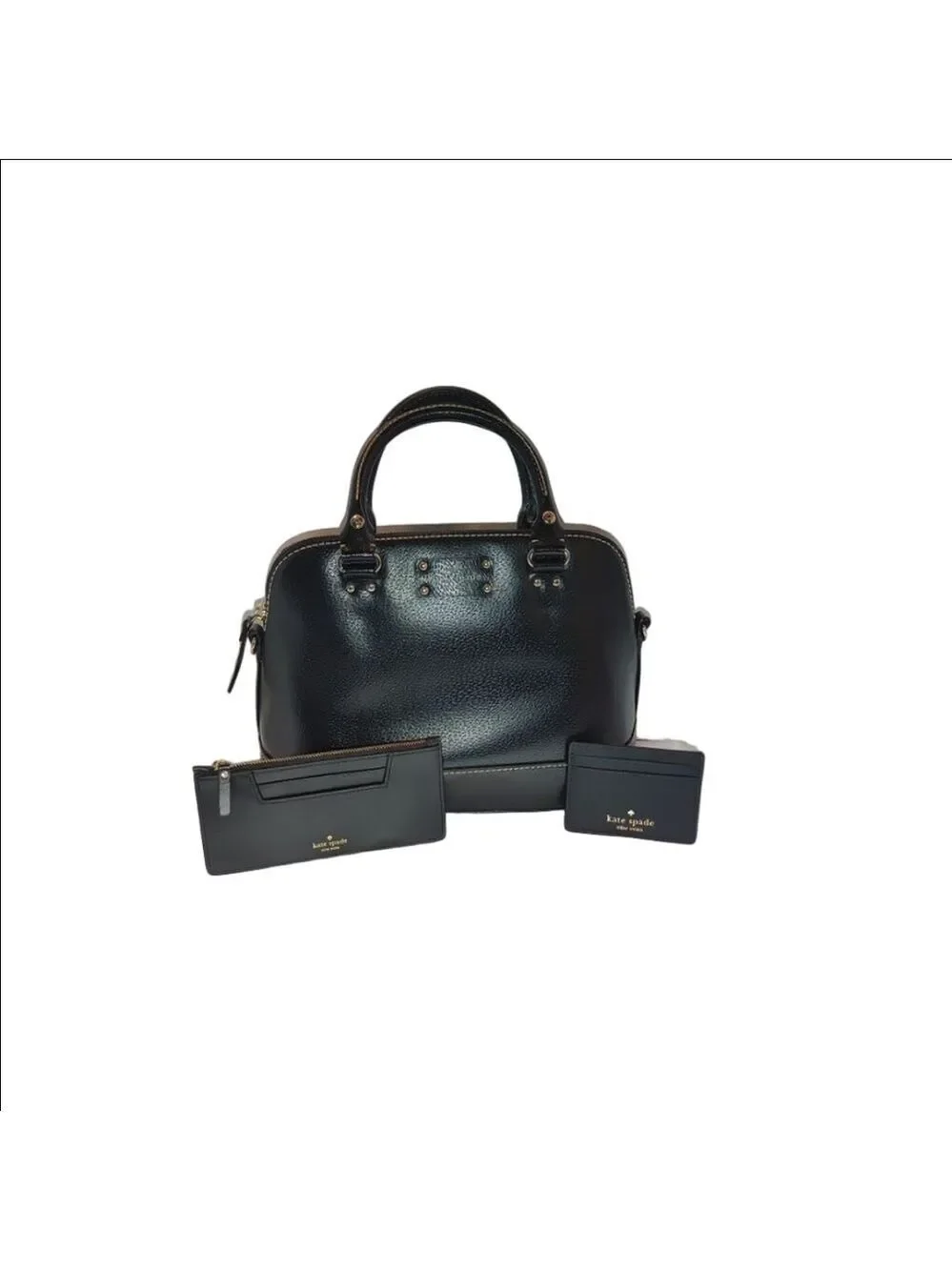 Kate Spade NY Crossbody Satchel Wallet & Card Holder 3-piece Set